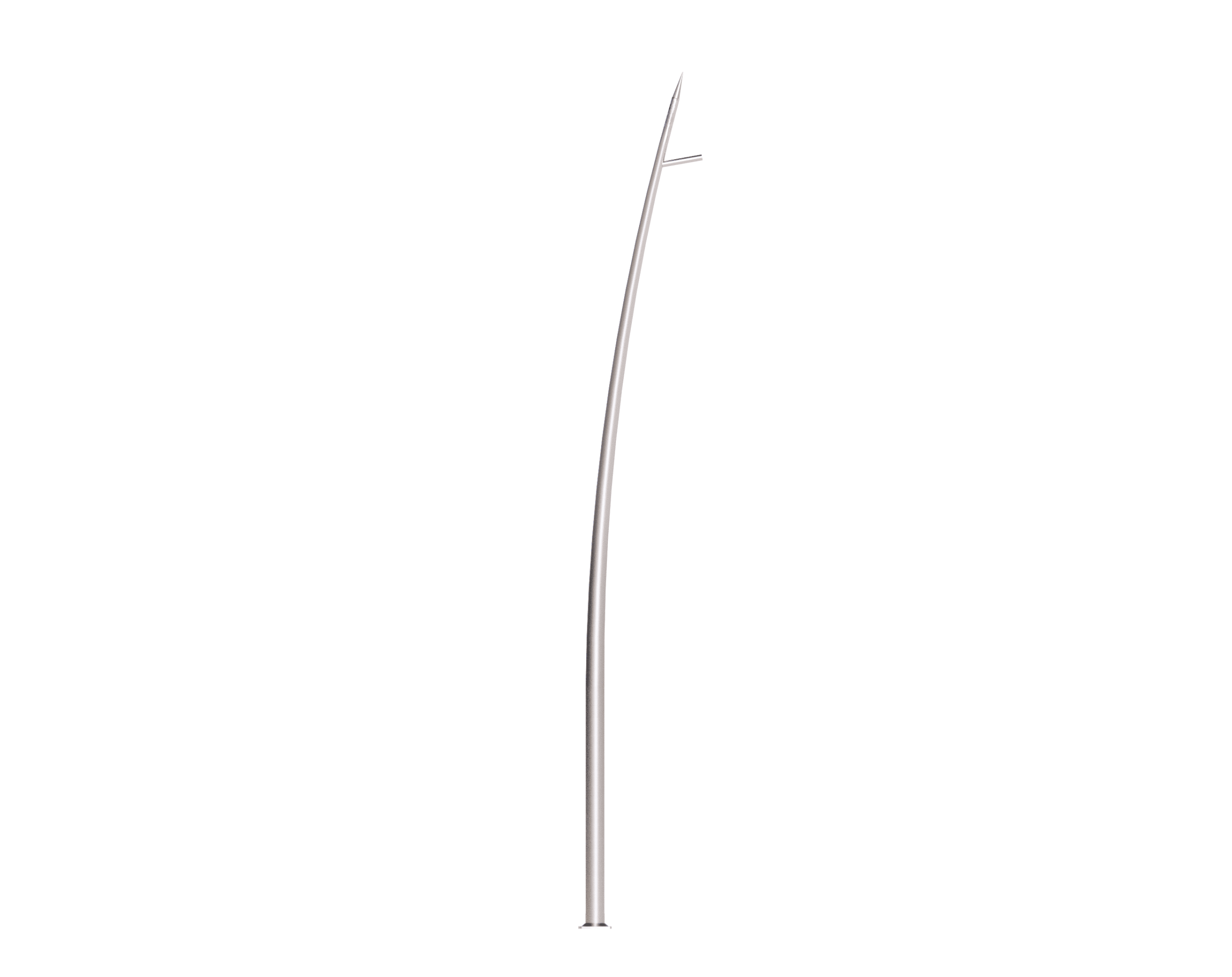 Curved Light Pole