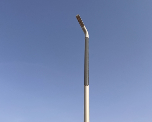 Integrated Solar Light Pole
