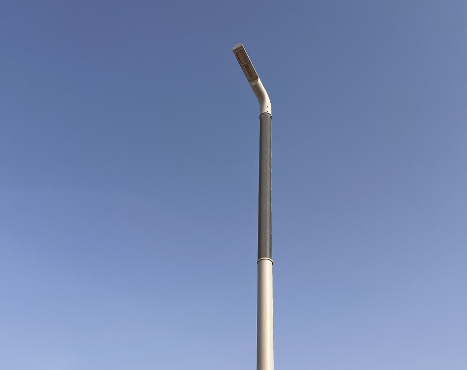 Integrated Solar Light Pole